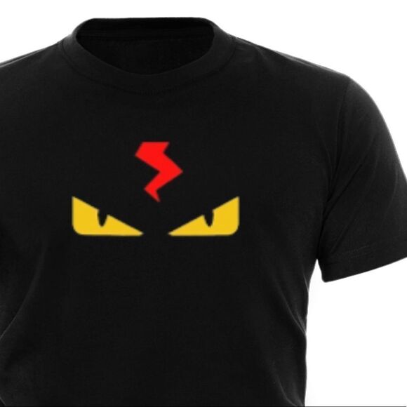 Black Monster Bug Eye Tee, Unisex, Size Small-3XL - Picture 6 of 8